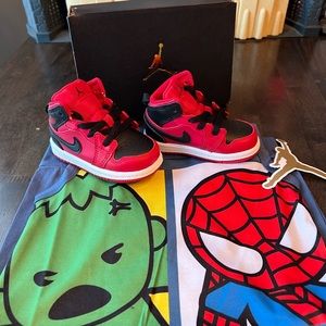 Nike Air Jordan 1 Mid Toddler Shoes